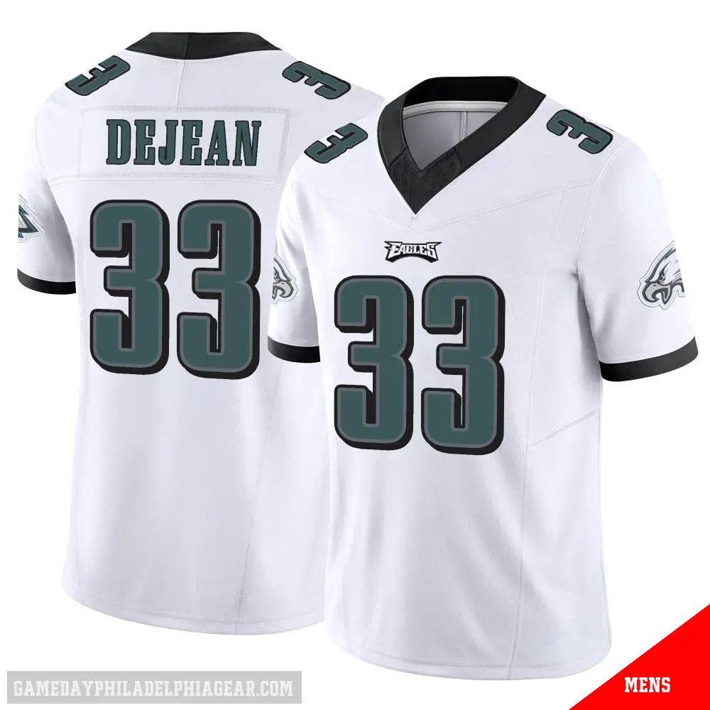 33 Men's Cooper DeJean White Limited Philadelphia Eagles Vapor