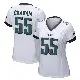 ＃55 Women's Brandon Graham White Game Philadelphia Eagles Jersey